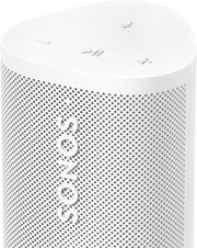 Sonos Roam 2 | Altavoz más ligero, portátil y resistente al agua con Bluetooth, Wi-Fi, al menos 10 horas de autonomía y control por voz para interiores y exteriores - Blanco