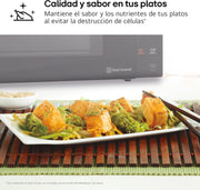 LG MH6535GIB - Microondas con grill, 1000 W, Smart Inverter, pantalla digital, color negro transparente, 1000 W, 25 l