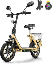 Patinete eléctrico TWOFISH M5 Elite con homologación para carretera para adultos, patinete eléctrico de 14 pulgadas con motor de 500W y batería de 48V 13Ah, doble suspensión, certificado EEC, IPX4, 30 km de autonomía