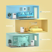 Aire acondicionado portátil Comfee MPPH-09CRN7, unidad 3 en 1 con manguera de escape, refrigeración, deshumidificación y ventilación, 9000 BTU, 2.6kW, para habitaciones de aprox. 80m³ (31㎡), clase de eficiencia energética A