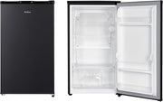 Frigorífico de una puerta Amica de libre instalación, 85x47,5x44,5 cm, 90 L, compresor inverter, iluminación LED, cajón para verduras, estantes en la puerta, AVK 3510 SW - Negro