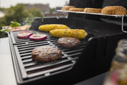 Barbacoa de gas Weber Spirit E-210, 2 quemadores, superficie de cocción 51 x 46 cm, termómetro en la tapa, 2 ruedas, negro/plata (1500838)