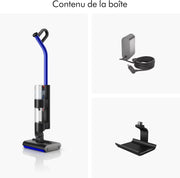 Dyson WashG1 Limpiador de suelos duros – Limpieza en húmedo potente (Negro/Azul)