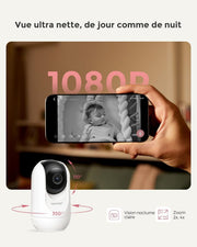 Monitor de bebé WiFi Momcozy