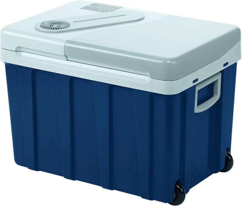Nevera portátil eléctrica W40 39L termoeléctrica con ruedas, conexión 12V 24V 230V para coche, camping y ocio
