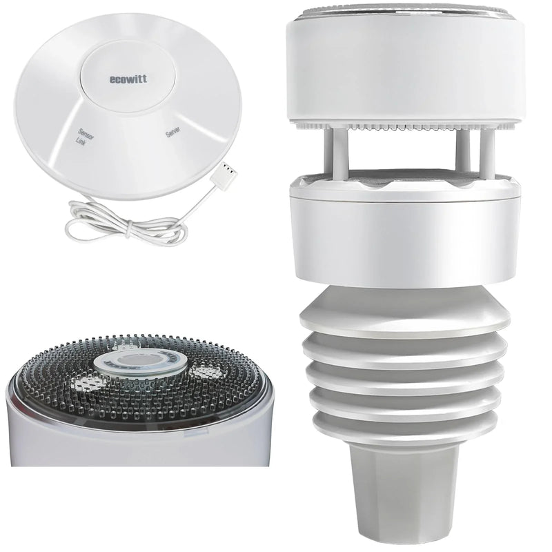 Estación meteorológica ECOWITT GW2001, sensor exterior 7 en 1 WS90, pasarela WiFi GW2000, datos meteorológicos para casa, jardín y granja, 868 MHz