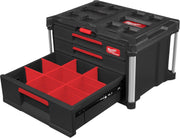 Contenido: 2 cajones + 1 cajón superior. Milwaukee