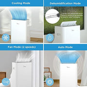 Aire acondicionado portátil Midea Silent Cool 26 Pro WF, 9000 BTU 2,6 kW, refrigeración, ventilación y deshumidificación, tamaño de habitación hasta 88 m³ (33 m²), control por APP/Alexa/Google Home/IFTTT, aire acondicionado móvil con tubo de escape