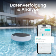 AIPER HydroComm Pro Medidor Digital de Agua para Piscinas – Monitor Inteligente para Piscinas con App y Conexión en Tiempo Real a Limpiafondos, Análisis de Agua 5 en 1 (pH, ORP, EC, TDS, Temperatura)