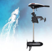 Motor eléctrico de 45 libras para bote inflable, kayak, embarcación de pesca, motor de hélice, motor de paleta, fuera de borda de 12v