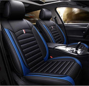 HHCVLUZI Funda de asiento de coche para Renault Captur II 2020-2021, cuero sintético delantero y trasero, protector de asiento transpirable, accesorios de interior, azul