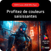 LG Ultragear™ 27GS60QC-B.AEU Monitor Gaming 27" - Panel VA resolución QHD (2560x1440), 1ms 180Hz, HDR 10, sRGB 99% (CIE1931), AMD FreeSync, inclinable, ajustable en altura