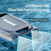Limpiador de superficie para piscinas AIPER Surfer S1, robot de piscina con batería y energía solar, limpieza de superficie de agua, 20 horas de autonomía, aplicación inteligente, temperatura del agua, ideal para todo tipo de piscinas