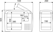 Nevera de compresor DOMETIC CDF18, 18 L, mininevera 12/24 V