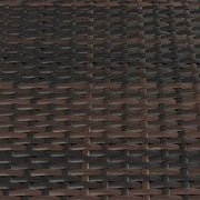 Tumbona de mimbre para todo clima - Juego de 2
