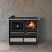 Cocina de leña Interstoves MAGNUM MBS de hierro fundido, salida por el lado izquierdo -