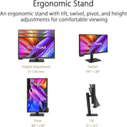 Monitor Profesional ASUS ProArt Display PA24US - 24 pulgadas (23,6 pulgadas visibles), IPS, 4K UHD (3840 x 2160)