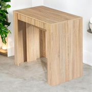 CONCEPT USINE | BELLI - Mesa consola extensible de madera | 2,35 m | Diseño moderno | 8 plazas con extensión | Madera resistente | 75x90x47 cm | Montaje rápido | Perfecta para salón, comedor