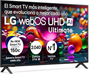 LG 65UA73006LA - TV 65", UHD 4K, WebOS 25, IA definitiva, HDR10 Pro, Superescalado, Dolby Digital Plus, Google Assistant, Negro