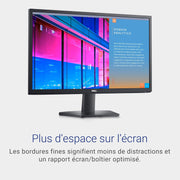 Monitor Dell SE2422HX de 24" Full HD (1920x1080), 75Hz, VA, 5ms, AMD FreeSync, HDMI, VGA, 3 años de garantía, negro