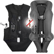 Chaleco airbag de equitación unisex, chaqueta de airbag para moto/equitación, activación de airbags en 0,1 segundos