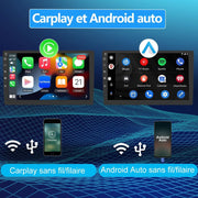 AWESAFE Autorradio Android 13 para Renault Megane 3 Fluence Samsung SM3 2008-2014, pantalla táctil de 9", WiFi, CarPlay y Android Auto, 2GB RAM + 64GB ROM, Bluetooth, GPS, FM/AM, DSP