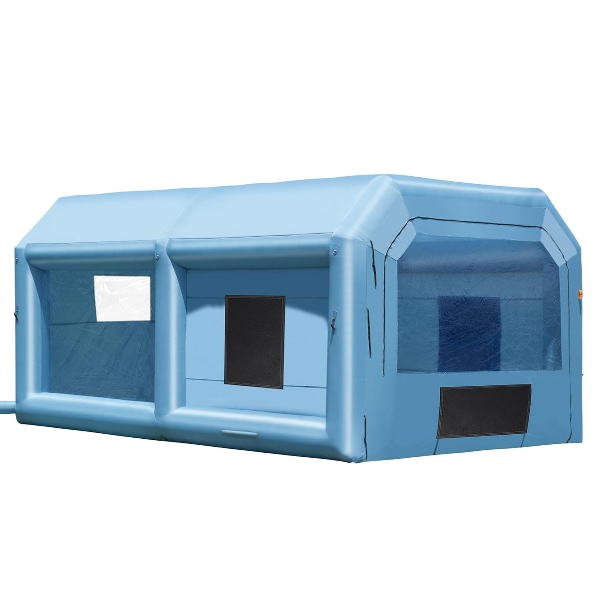 VEVOR Cabina de Pintura Inflable de 6,4x4,1x3 m, Tienda de Pintura Inflable para Automóviles con Soplador Potente de 1100 W y Sistema de Filtración, Estación de Trabajo para Pintura en Taller de Garaje