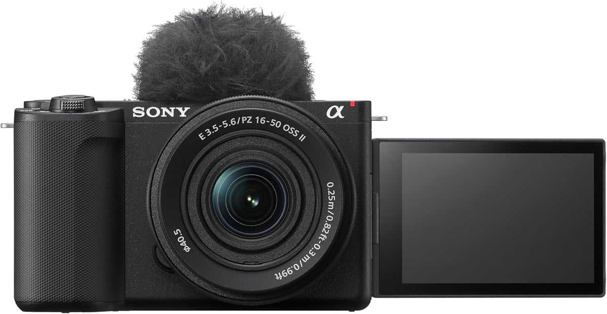 ZV-E10 II | Cámara mirrorless de objetivos intercambiables APS-C con 16-50 mm f/3.5-5.6 (Vídeo 4K60p 4:2:2 de 10 bits, 26 MP, estabilización digital, Eye AF en tiempo real)