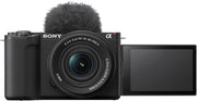 ZV-E10 II | Cámara mirrorless de objetivos intercambiables APS-C con 16-50 mm f/3.5-5.6 (Vídeo 4K60p 4:2:2 de 10 bits, 26 MP, estabilización digital, Eye AF en tiempo real)