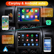 AWESAFE Autoradio [6GB+128GB] para Peugeot Boxer II/Citroën Jumper II/Fiat Ducato Android 13 con 4G Carplay Android Auto 9 Pulgadas GPS WiFi USB FM Bluetooth Control del Volante