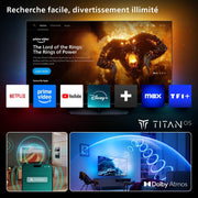 Smart TV Philips Ambilight 43PUS8200 4K LED - Pantalla de 43 pulgadas con plataforma Pixel Precise Ultra HD, Titan OS y sonido Dolby Atmos, compatible con Alexa y el Asistente de Google