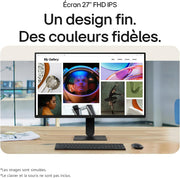 Monitor LG Ultrafine™ 27U411A-B de 27" - Panel IPS, resolución FHD (1920 x 1080), 5ms 120Hz, HDR 10, DCI-P3 99% (CIE1931), modo lectura, inclinable