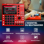 Akai Professional MPC One+ Caja de ritmos autónoma, creador de ritmos y controlador MIDI con WiFi, Bluetooth, pads de batería, complementos de sintetizador, pantalla táctil e integración con Native Instruments