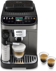 Cafetera superautomática De'Longhi Magnifica Evo ECAM 292.81.B con sistema de leche LatteCrema, 7 botones de selección directa para capuchino, espresso y otras especialidades de café, función de 2 tazas, negra