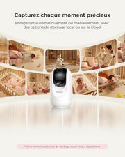 Monitor de bebé WiFi Momcozy