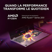 Lenovo LOQ 15AHP10 - Portátil Gaming 15.6'' FHD (AMD Ryzen 7 250, RAM 32GB, SSD 1TB, NVIDIA RTX 5060 8GB, sin Sistema Operativo) Teclado retroiluminado AZERTY Francés - Gris