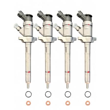 4x Inyector original Bosch 0445110297 Citroën Peugeot 1.6HDI - Piezas originales de intercambio estándar con 2 años de garantía