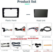 Autorradio Doble DIN con pantalla táctil HD de 9 pulgadas para Citroën C5 X7 (2008-2017), compatible con CarPlay y Android Auto, GPS, Wi-Fi, Bluetooth y Mirror Link. Procesador de 8 núcleos. Memoria: 2