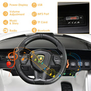 Lamborghini Eléctrico Licenciado con Suspensión y Bluetooth