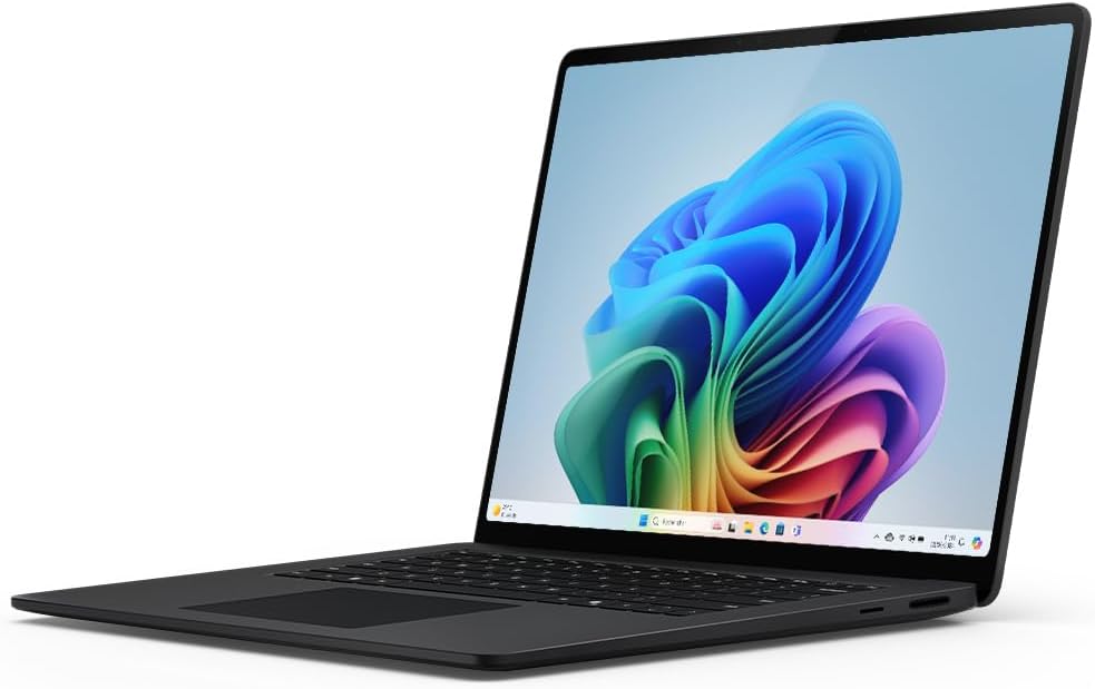 Microsoft Surface Laptop | PC Copilot+ | Pantalla táctil de 15” | Snapdragon® X Elite | 16 GB de RAM | SSD de 1 TB | Último modelo, 7.ª edición | Negro
