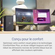 Monitor Dell S3423DWC - 34 pulgadas 3440 x 1440 píxeles 100 Hz VA 4 ms AMD FreeSync USB-C, HDMI, Hub USB, altavoces integrados, ajustable, plateado