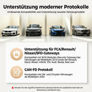 Dispositivo de diagnóstico OBD2 universal Topdon ArtiDiag600 Pro con 9 funciones de servicio