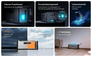 Batería solar de CA Hoymiles HiBattery de 1,92 kWh, plug and play para sistemas solares de balcón, ampliable hasta 11,52 kWh, 0 % IVA