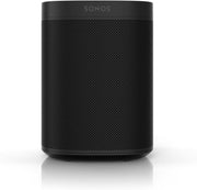 Altavoz inteligente Sonos One, negro – Altavoz Wi-Fi inteligente con control por voz Alexa, Google Assistant y AirPlay – Altavoz multiroom para streaming de música ilimitado
