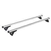 Cofre de techo CRUB 430 litros negro con barras de techo