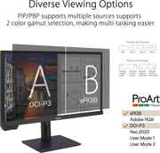Monitor Profesional ASUS ProArt Display PA24US - 24 pulgadas (23,6 pulgadas visibles), IPS, 4K UHD (3840 x 2160)