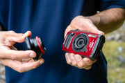 Cámara de exterior OM SYSTEM Tough TG-7, resistente al agua y a los golpes, F2.0, roja, vídeo 4K, 12 MP, zoom 4x, macro, Bluetooth, Wi-Fi