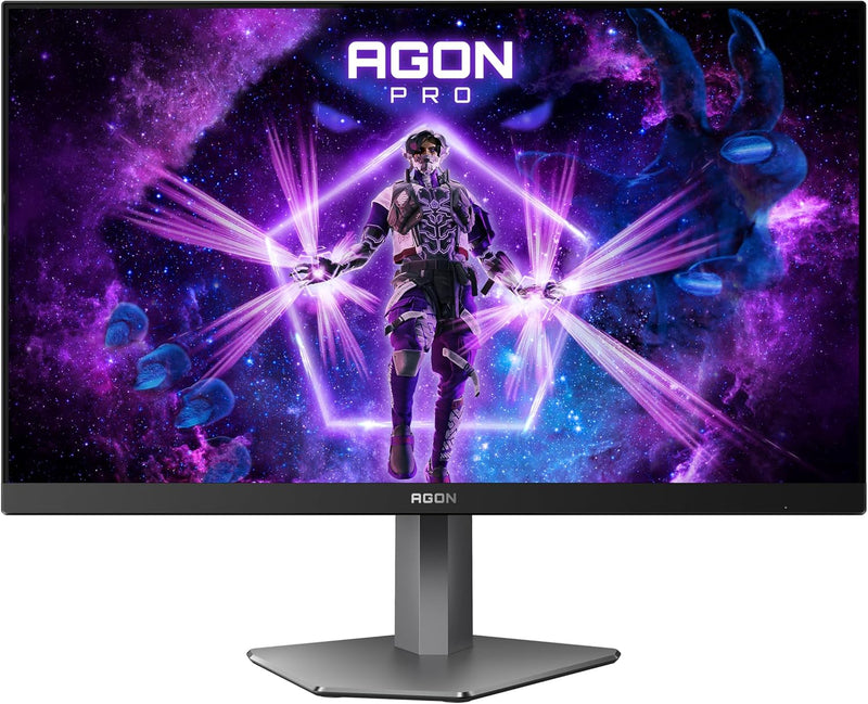 AOC Agon Pro AG246FK - Monitor de juegos FHD de 24,1 pulgadas, 540 Hz, 0,5 ms, FreeSync Premium, comp. G-Sync, HDR400 (2 HDMI, DisplayPort, concentrador USB) negro/gris