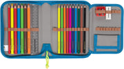 LÄSSIG Set de mochila escolar de 7 piezas para niños/School Set Boxy Unique Negro