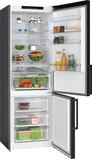 Refrigerador Bosch serie 4, 440 l, acero inoxidable